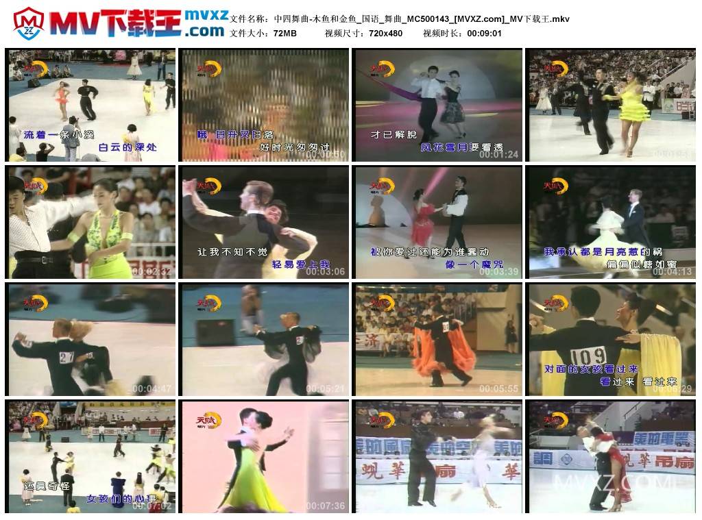 中四舞曲-木鱼和金鱼_国语_舞曲_MC500143